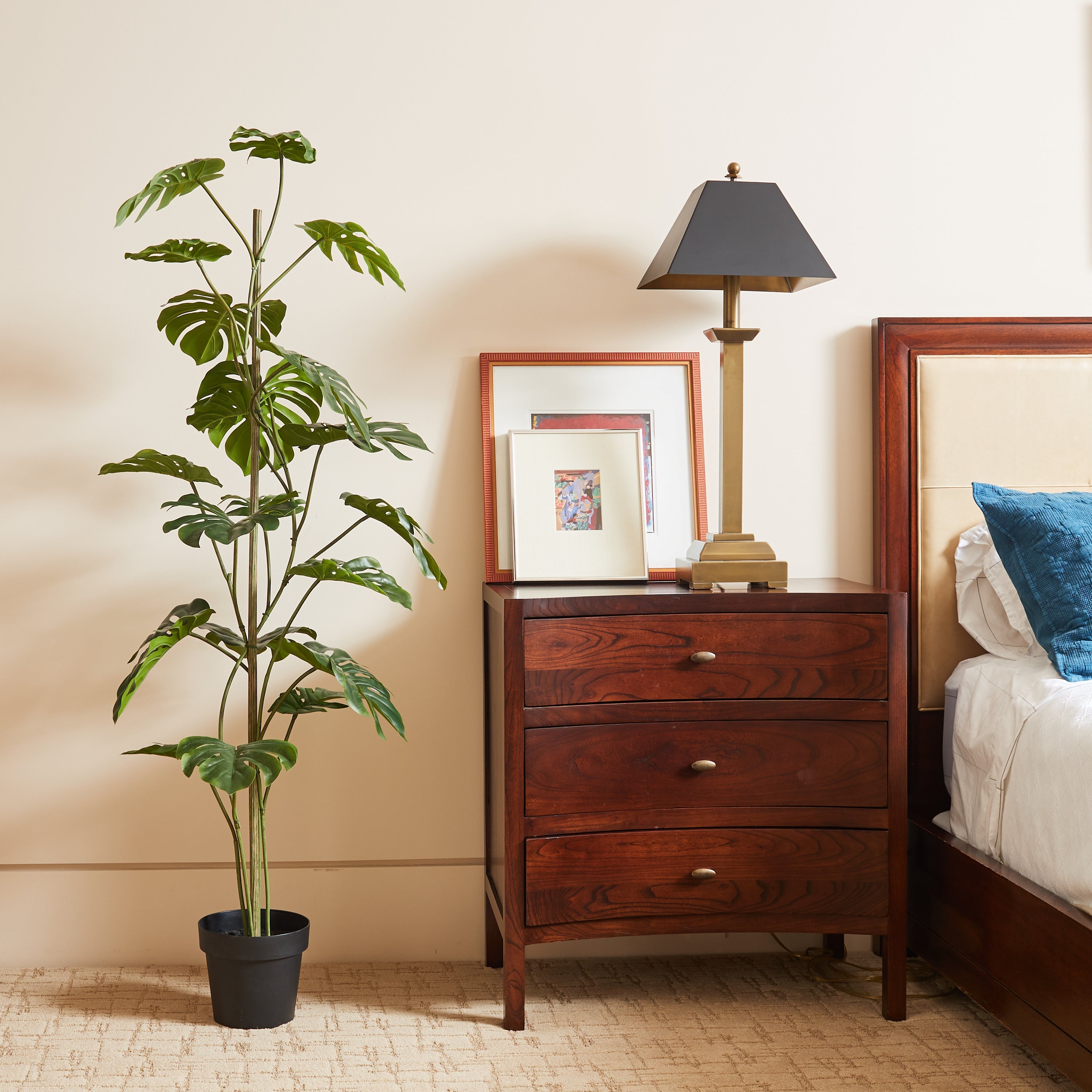 Faux Monstera Tree