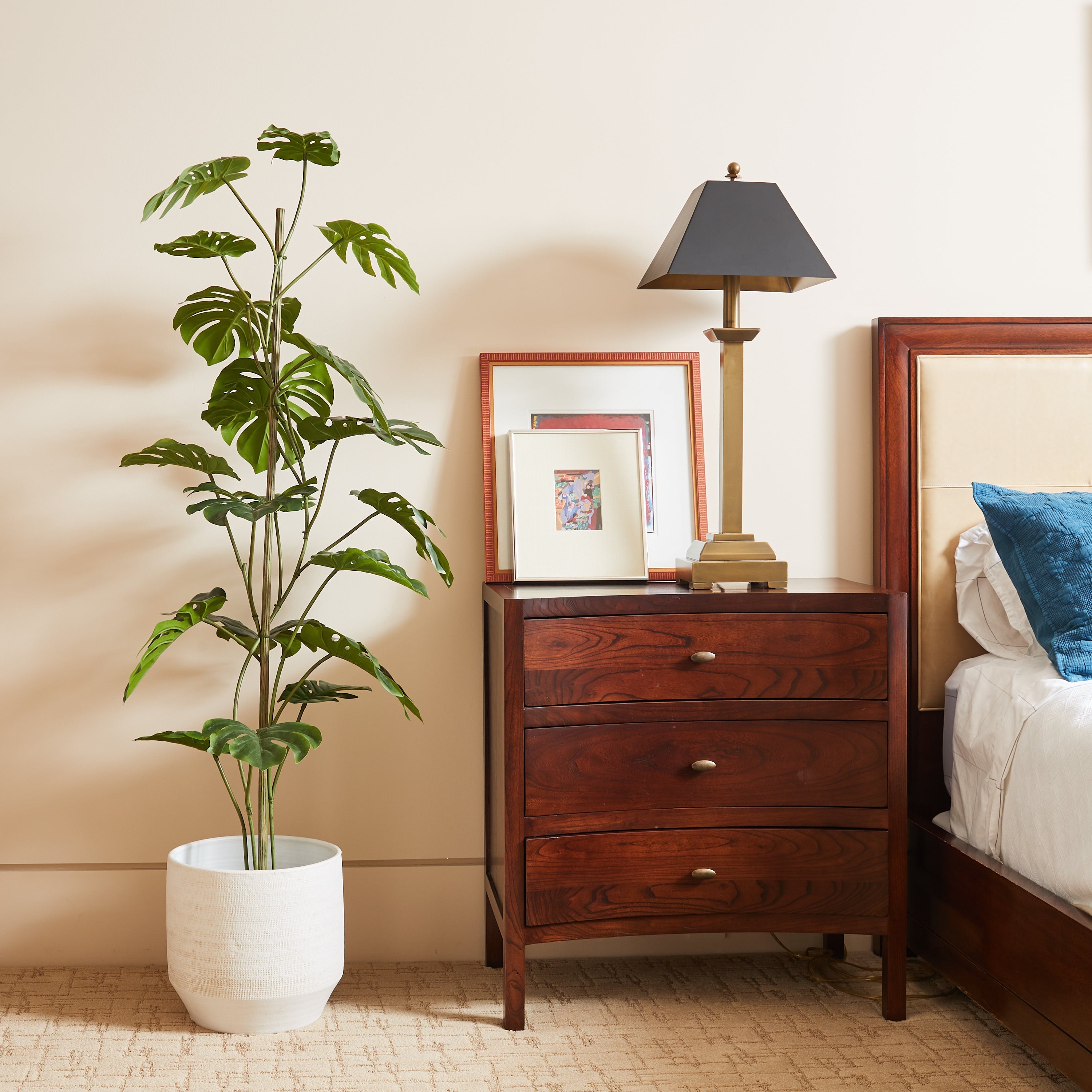 Faux Monstera Tree