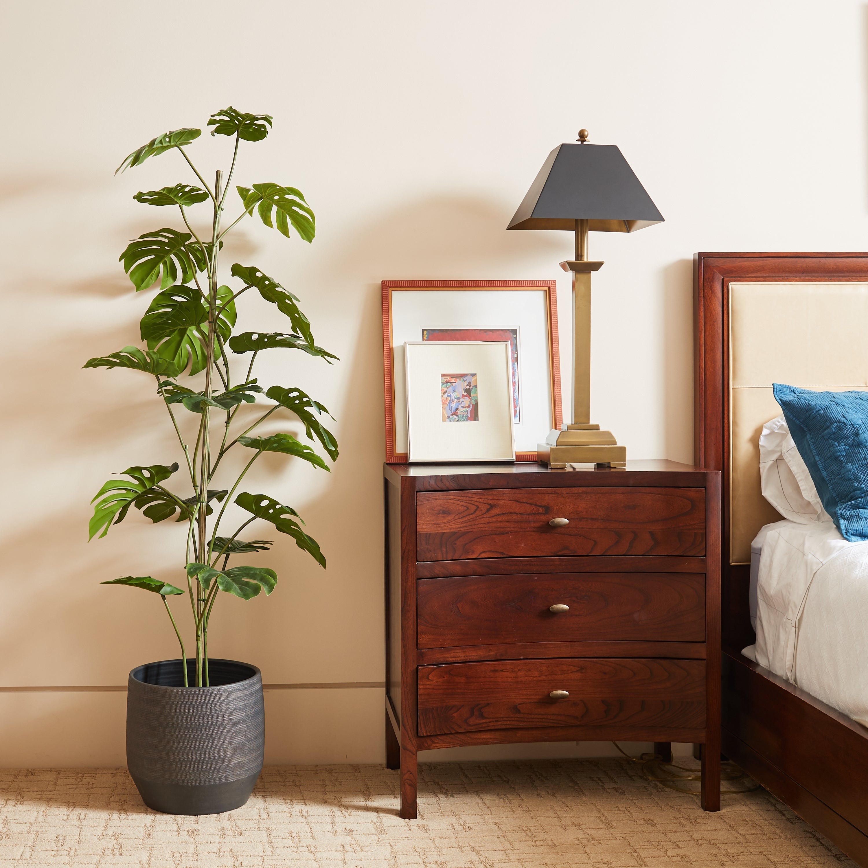 Faux Monstera Tree