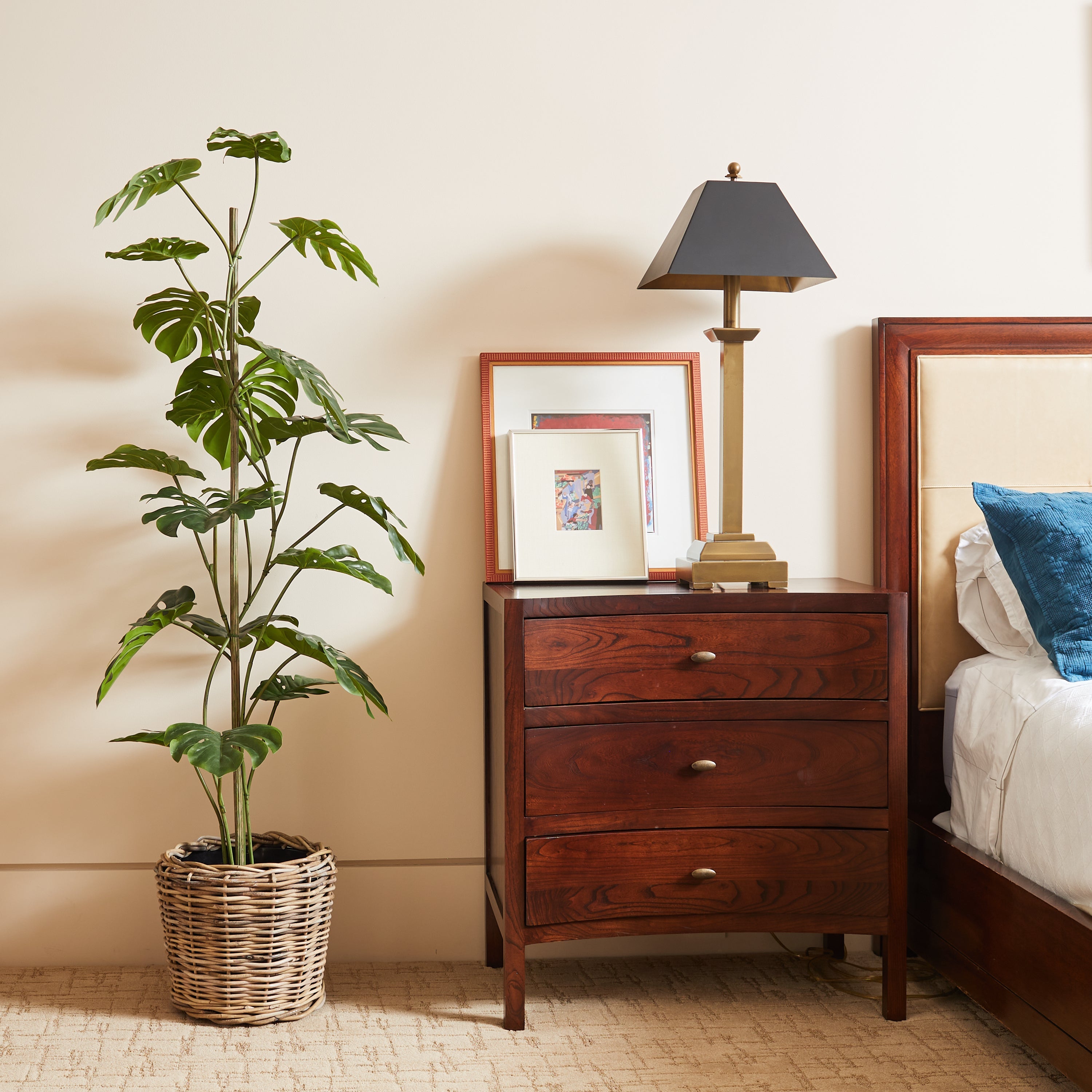 Faux Monstera Tree
