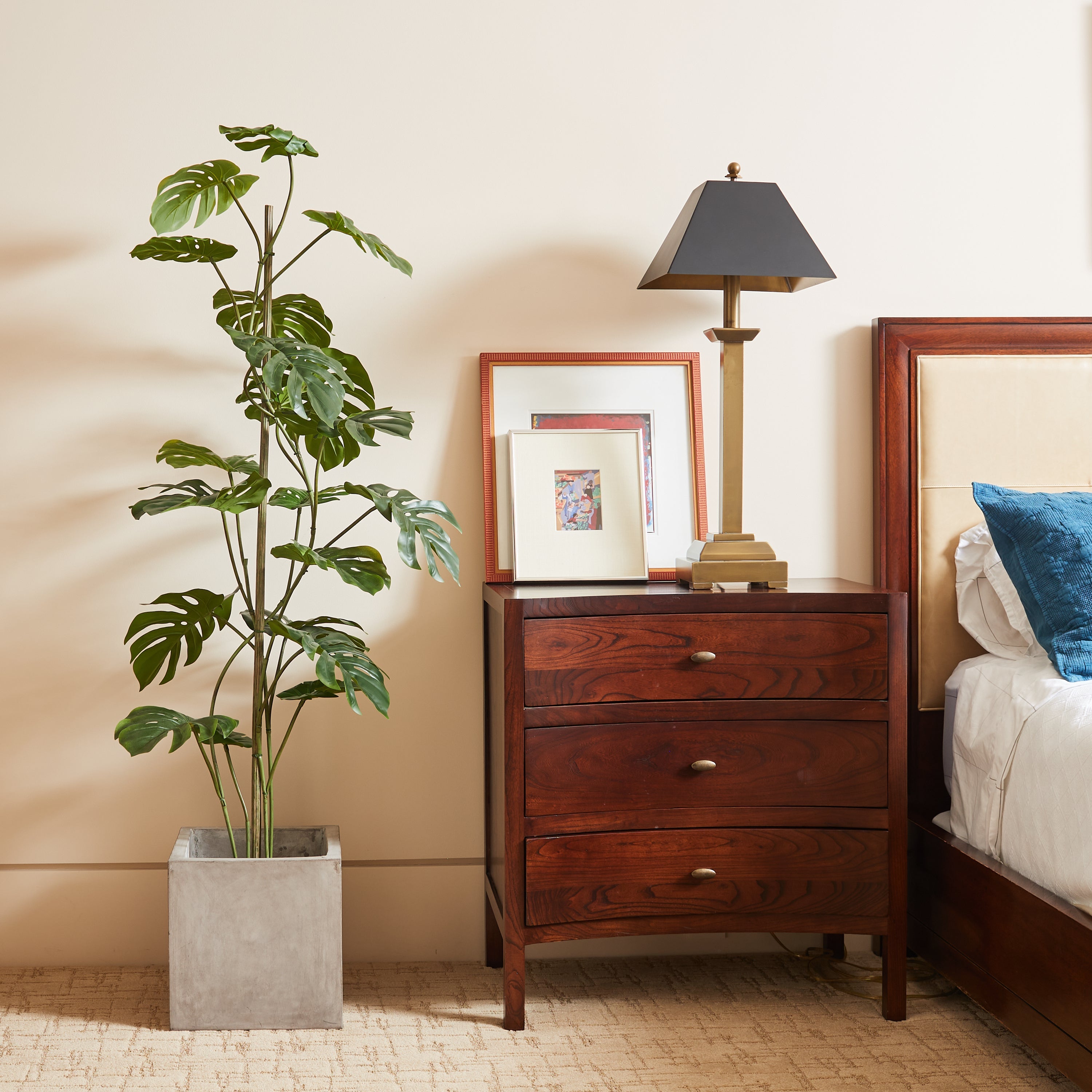 Faux Monstera Tree