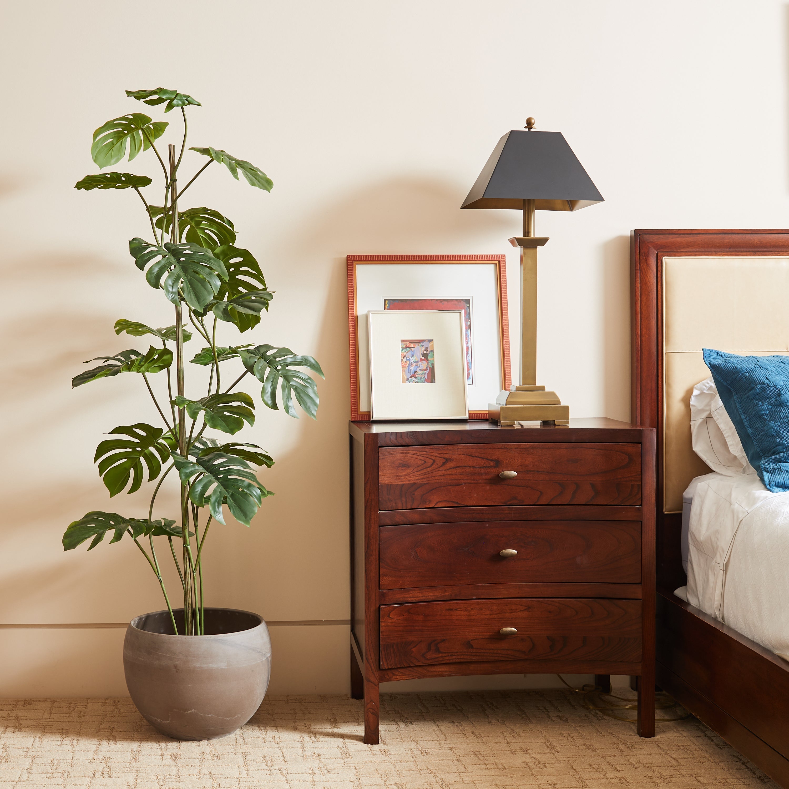 Faux Monstera Tree
