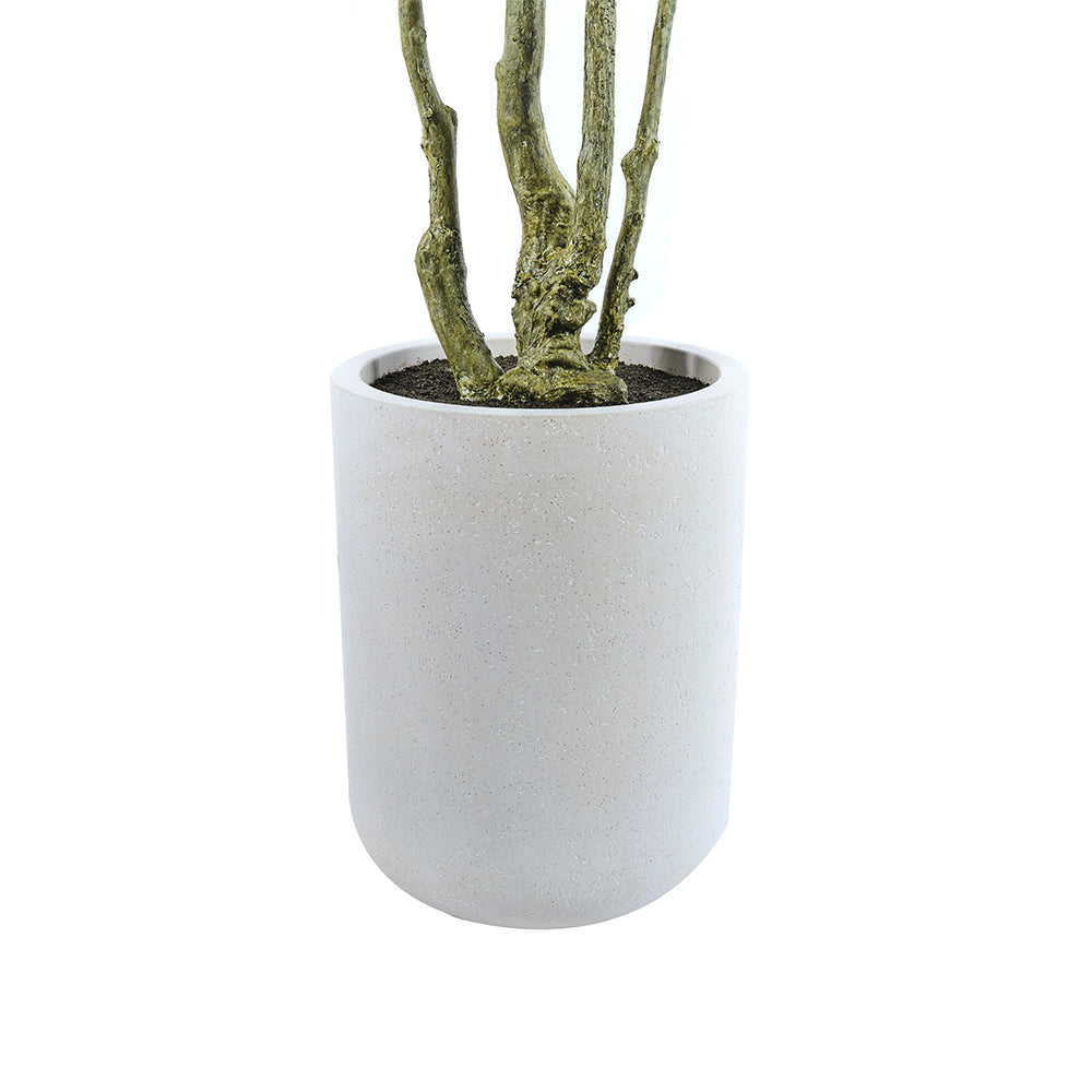 Artificial Willow Eucalyptus Tree 7' with Artisan Planter