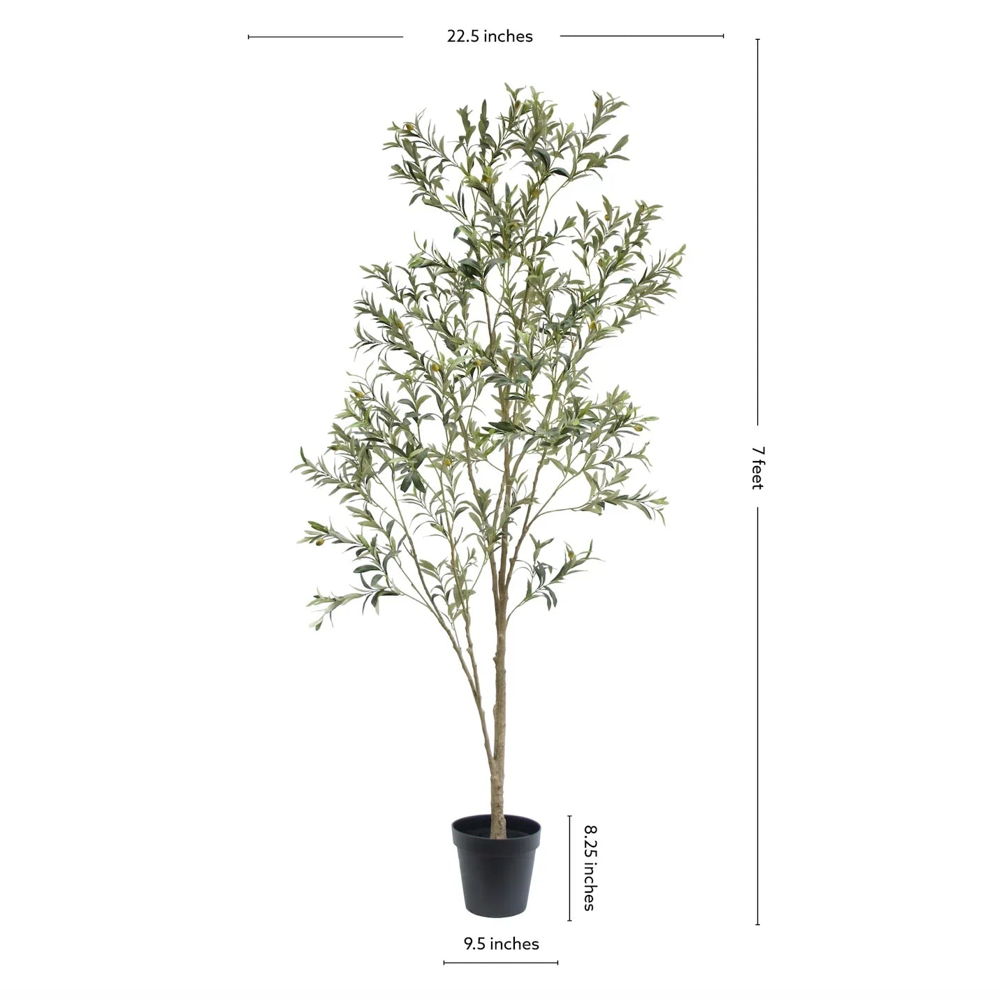 Faux Wispy Olive Tree