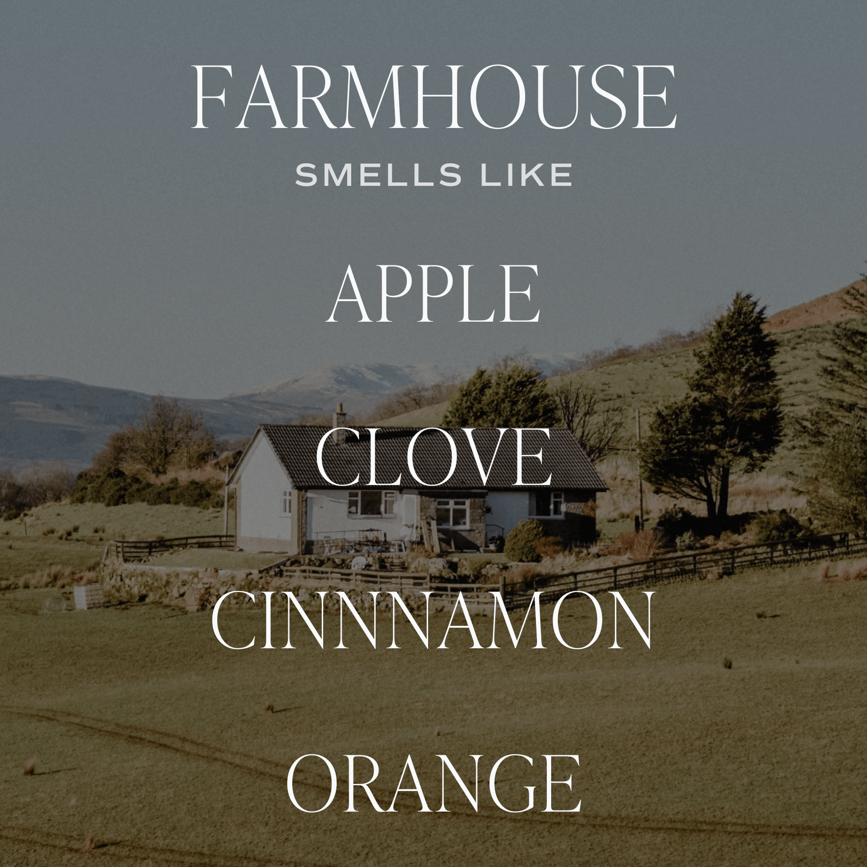 Farmhouse Soy Candle - Tinted Glass Jar - 12 oz