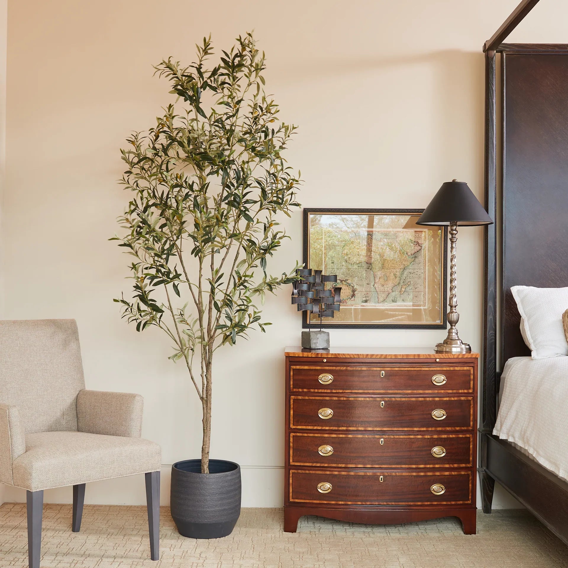 Faux Wispy Olive Tree