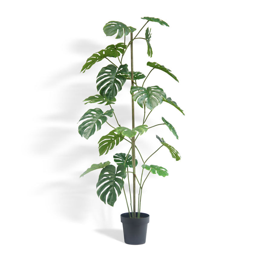 Faux Monstera Tree
