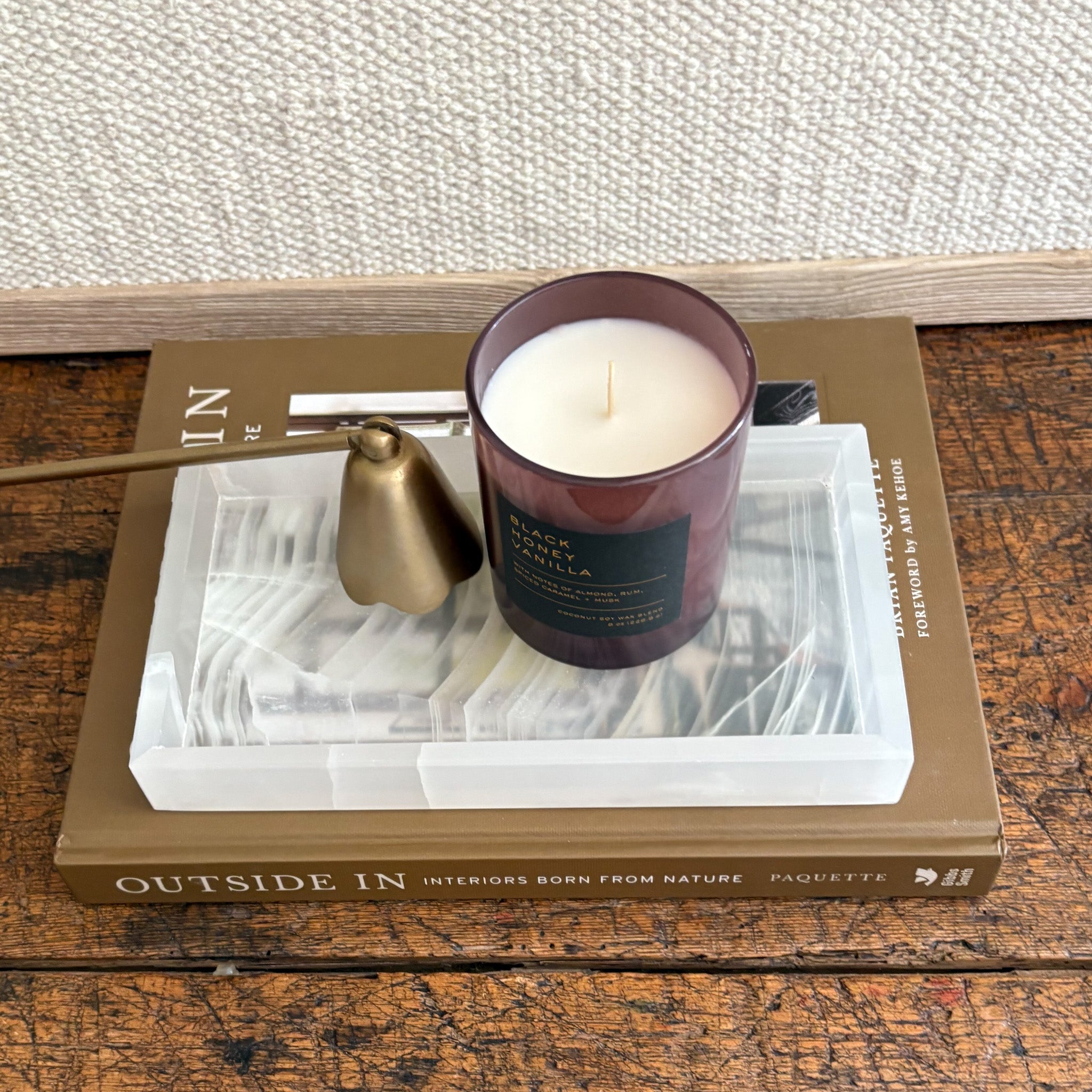 Small White Onyx Tray