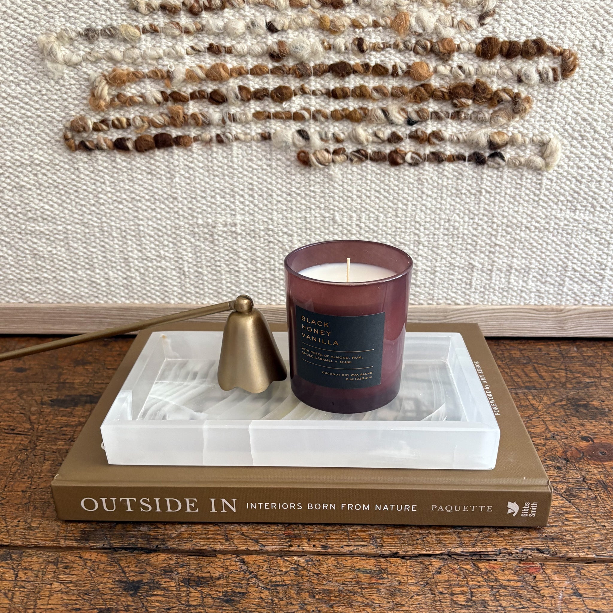 Small White Onyx Tray